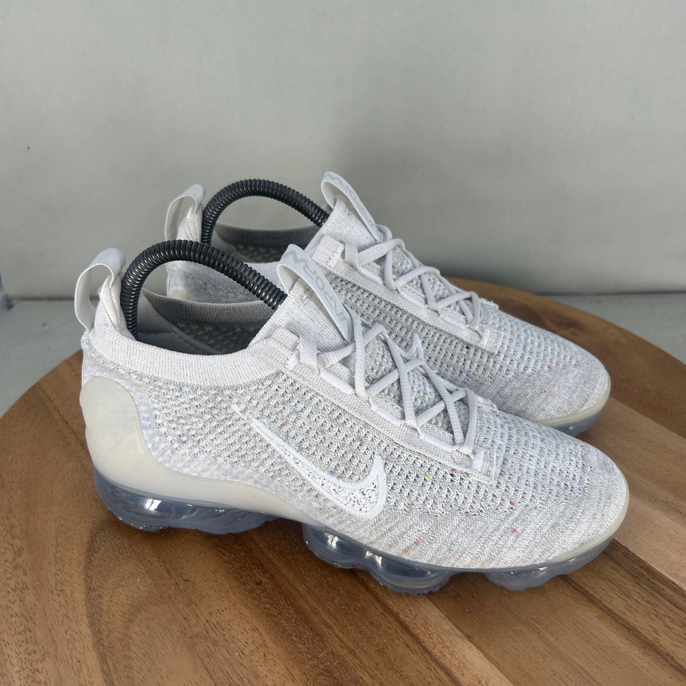 Nike Air VaporMax 2021 FK Pure Platinum Grey White DJ9975-001 Womens 7.5